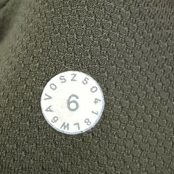 Lululemon Pace Rival Crop *Full-On Luxtreme 22" Dark Olive Size 6 - Picture 3 of 4